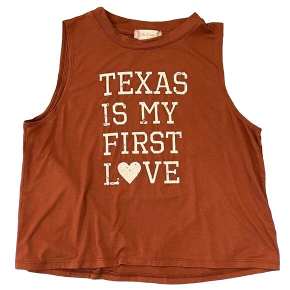 NWT Altar'd State University of Texas "Texas is my First Love" Tank Top - Picture 3 of 9